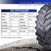 10272-10273 25x8-12 25x10-12 ATV tires specifications