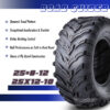 10272-10274 25x8-12 25x12-10 ATV tire features