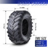 10274 25x12-10 ATV tire measurements
