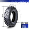 10317 26×8-14 ATV tire measurements