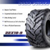 10334 22x10-9 ATV tire features