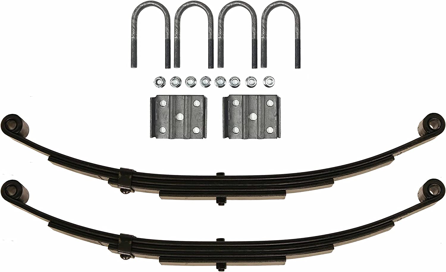 thumbnail image 2 of LIBRA 6000lb Tandem Trailer Axle Suspension Kit - 3000lb Leaf Springs & U-bolts - SW5 2 of 4