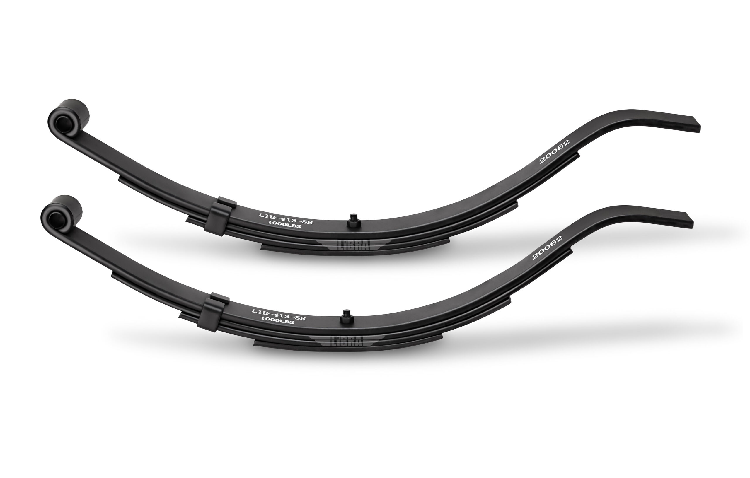 LIBRA 8000# Tandem Trailer Axle Suspension Kit – Leaf Springs, U-Bolts, Hangers – E5115
